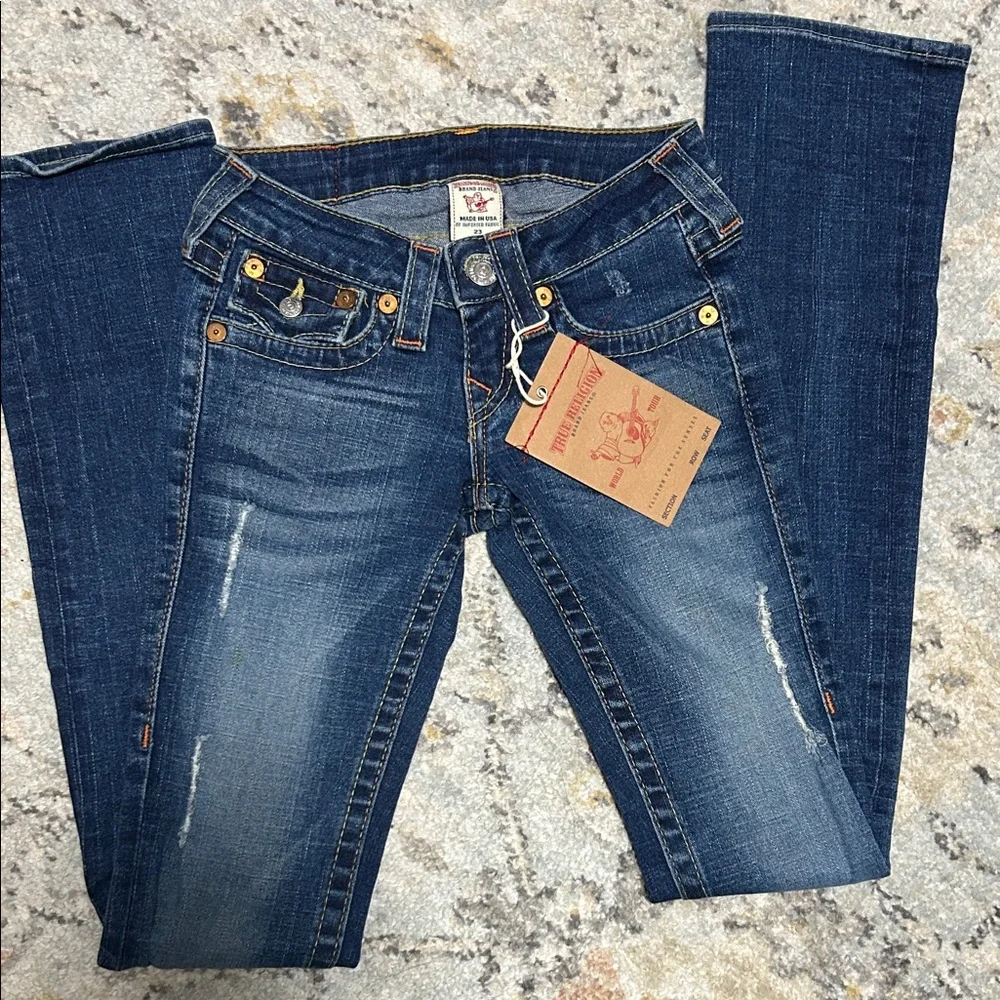 True Religion Women's Dark Blue Boot Cut Jeans - Picture 2 of 4